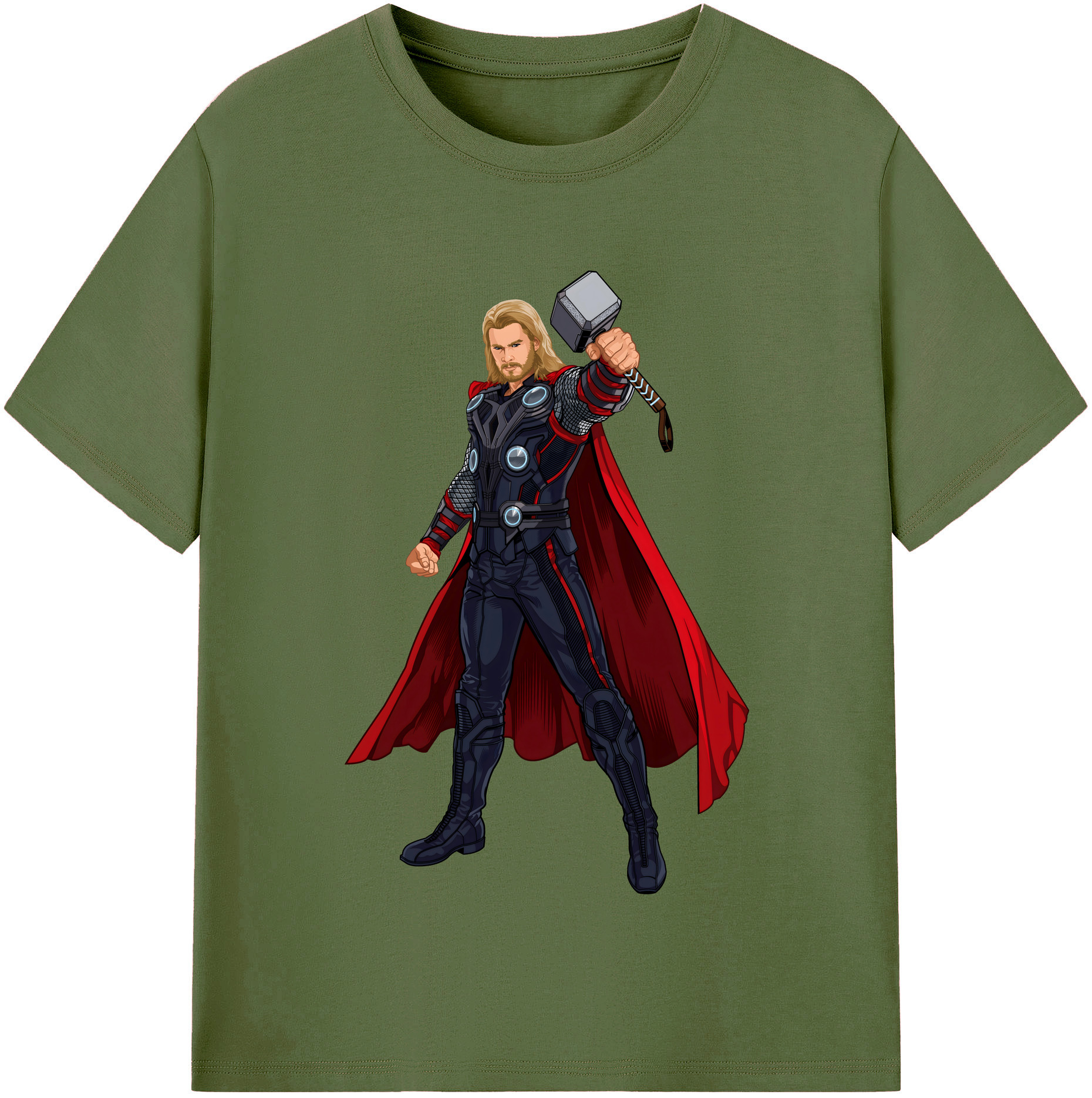 （画像用） アベンジャーズ The Avengers 綿100％半袖Tシャツ（フロントプリント）